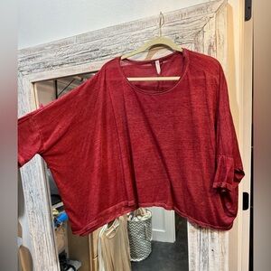 Free people movement very thin tshirt size small